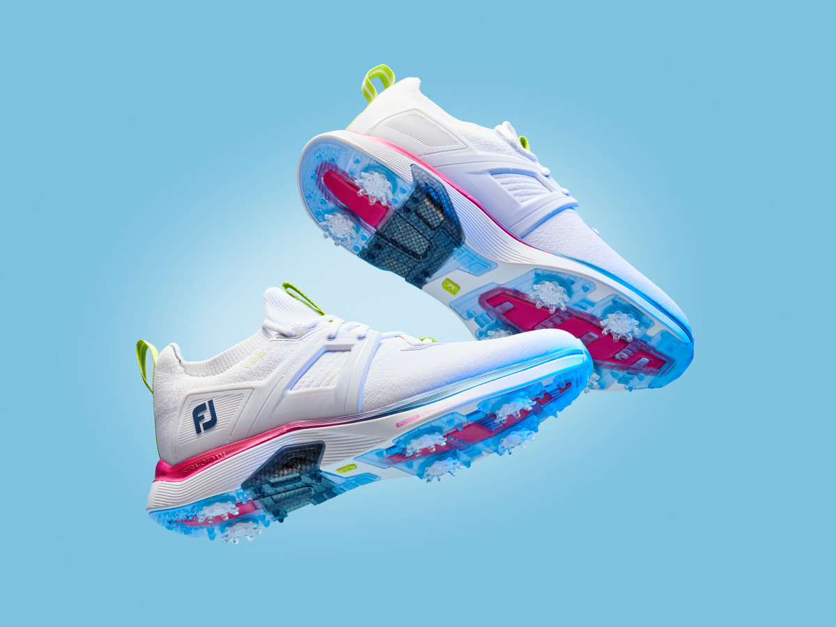 FootJoy’s new HyperFlex Carbon Hero Mens golf shoes.